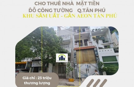 CỰC HIẾM- Cho thuê nhà 2  Mặt Tiền Lũy Bán Bích 60m2, 6 Lầu-Thang Máy